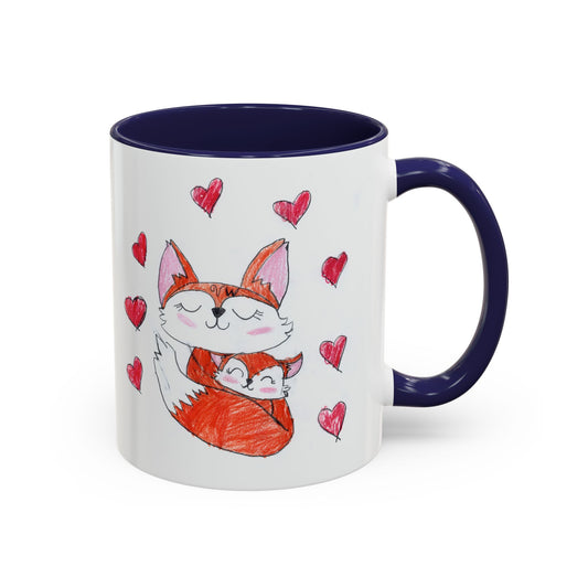 Coffee Mug - Mama Fox and Baby