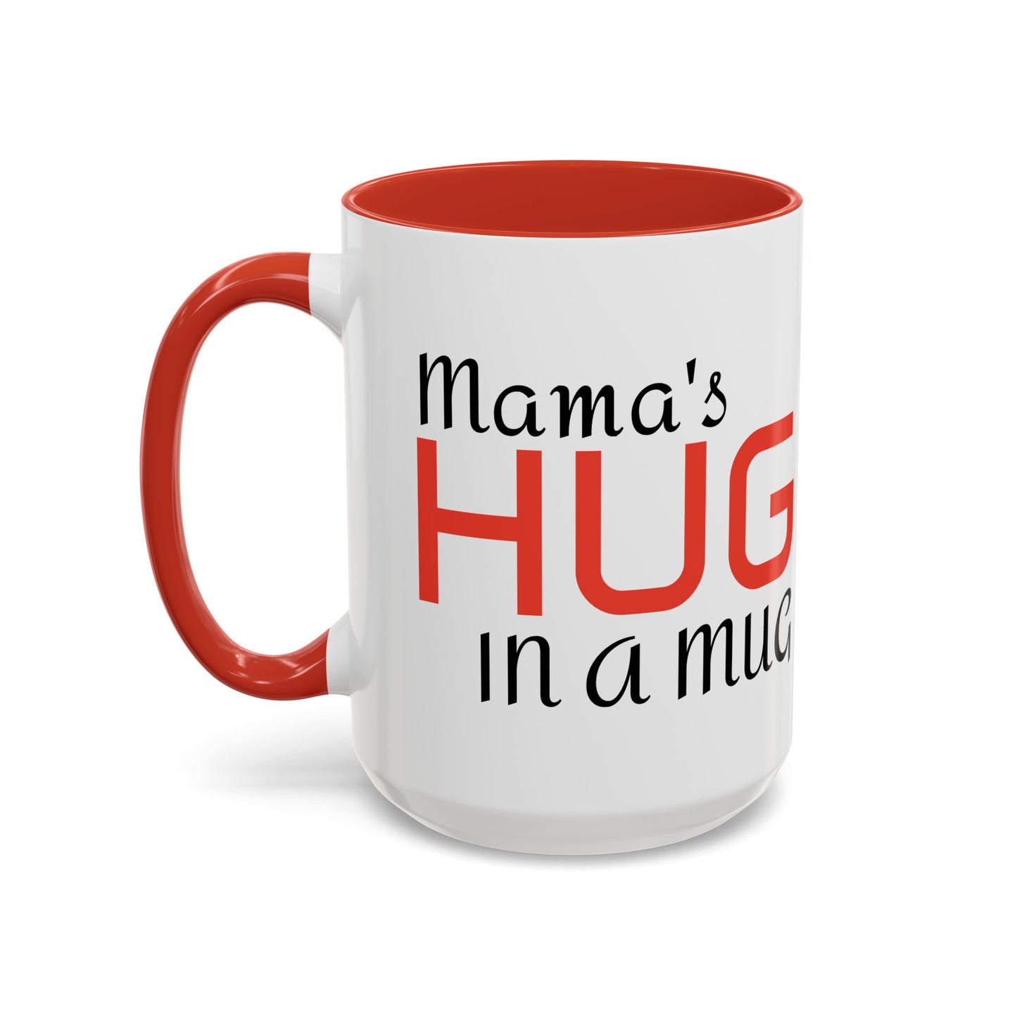Mug Mama's Hug in Mug with Mama Fox and Baby Fox 11 oz