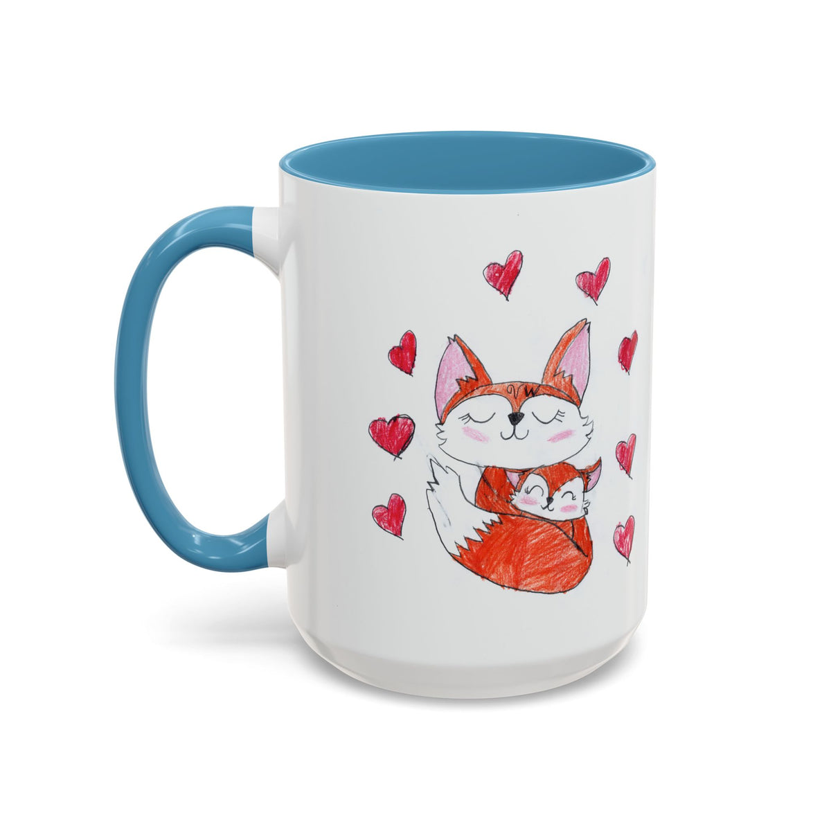 Coffee Mug - Mama Fox and Baby