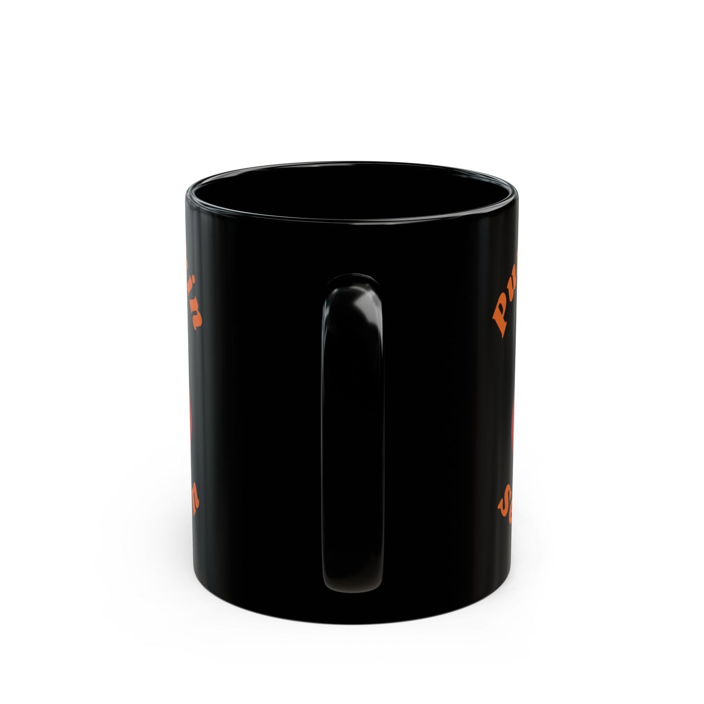 Mug Pumpkin Season Hand-Drawn Pumpkin Black