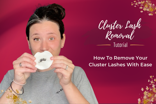 How to Gently Remove Cluster Lashes