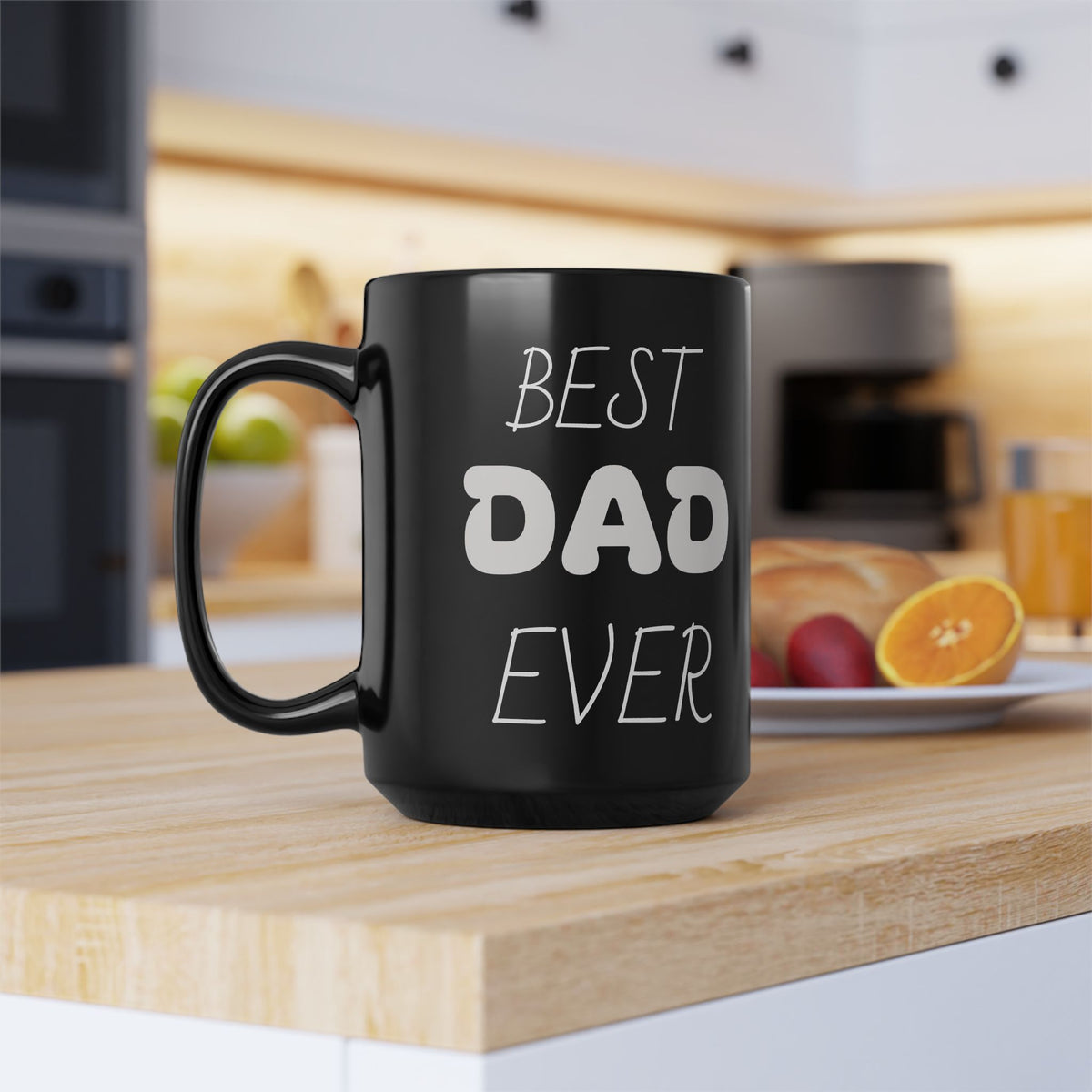 Cat Dragon Best Dad Ever Coffee Mug