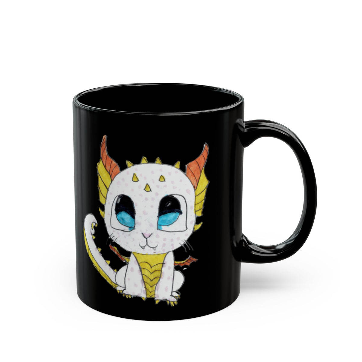 Cat Dragon Best Dad Ever Coffee Mug
