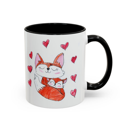 Coffee Mug - Mama Fox and Baby