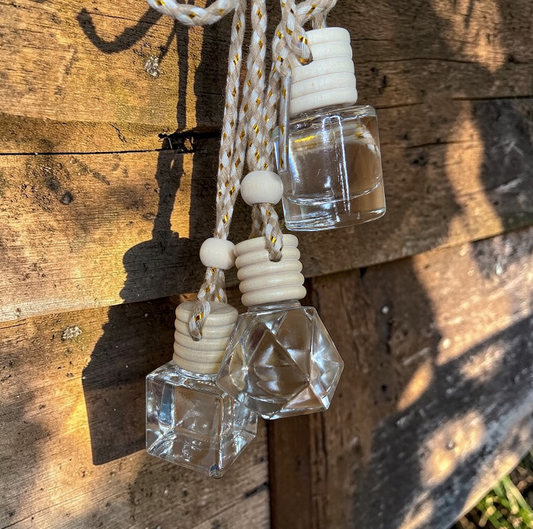 three hanging car diffusers